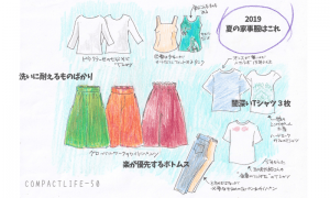 2019夏の服を全部公開します。家事服が脱力しまくってます。 | 50からのコンパクトな暮らし