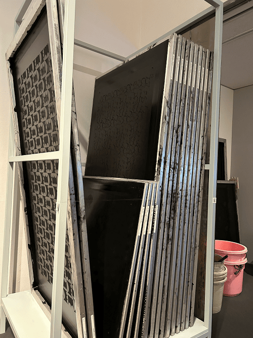 プリントのための大きなシルクスクリーン