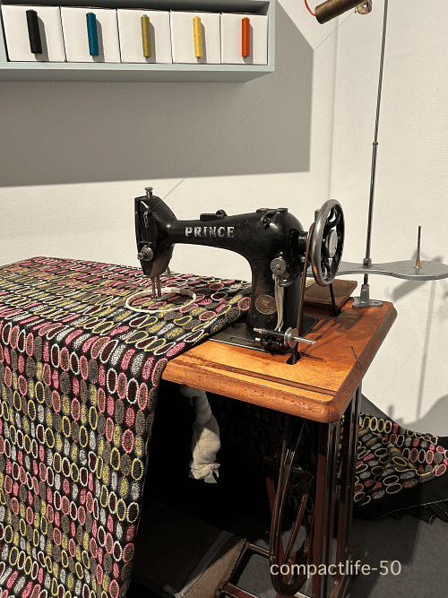 ミシンによる刺繍の修繕