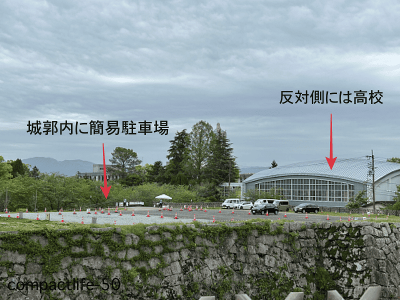 大和郡山城駐車場
