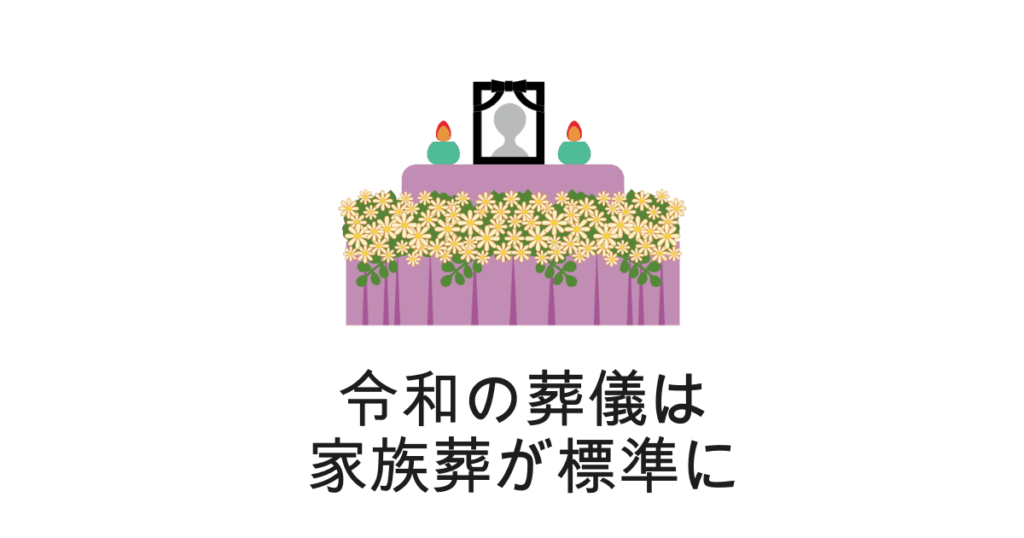 令和は家族葬中心？